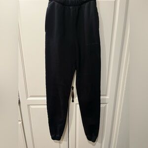 ALL THINGS GOLDEN Black A.T.G. Track Jogger Sweatpants sz XS